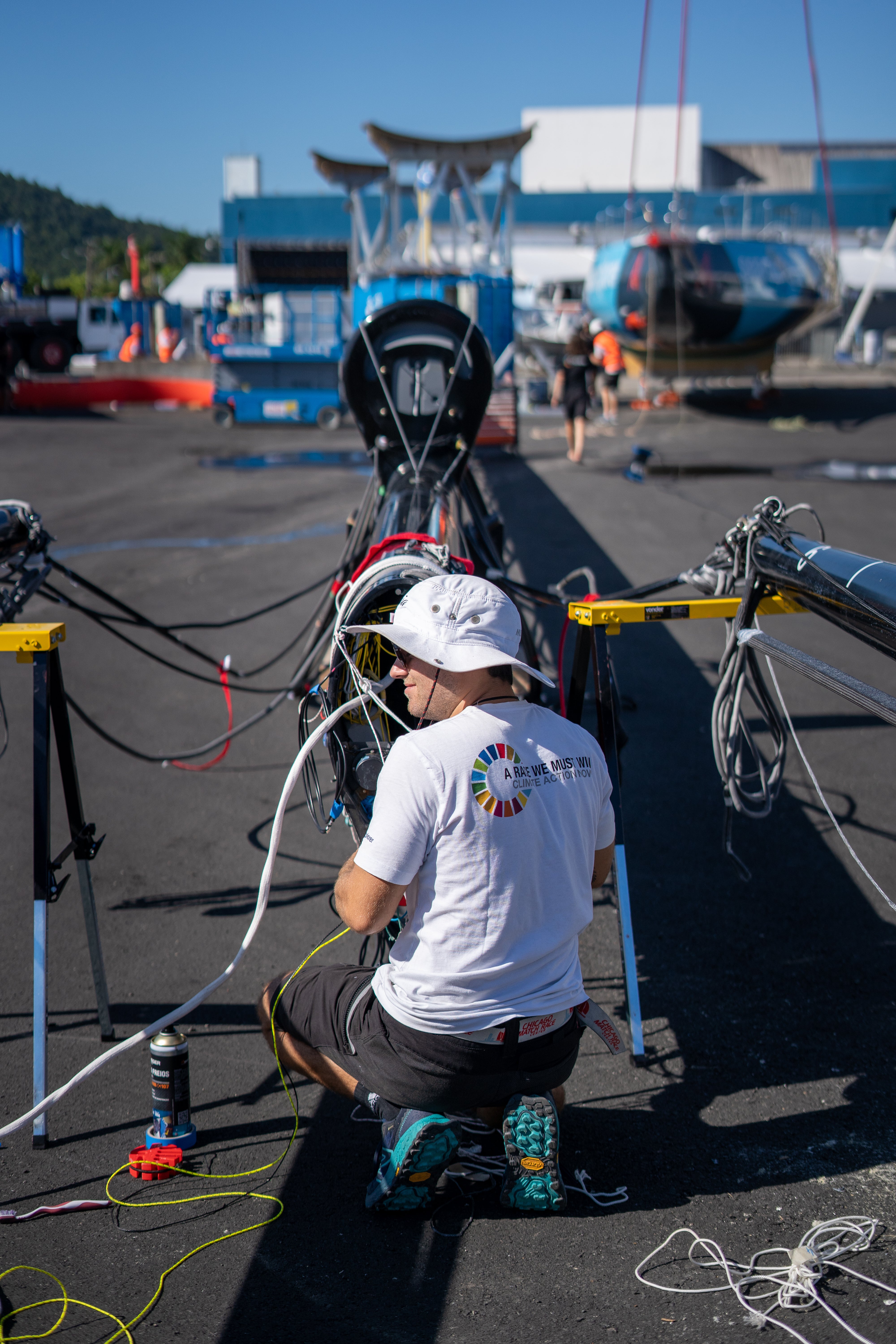 Malizia Male Olymp White Team T-Shirt