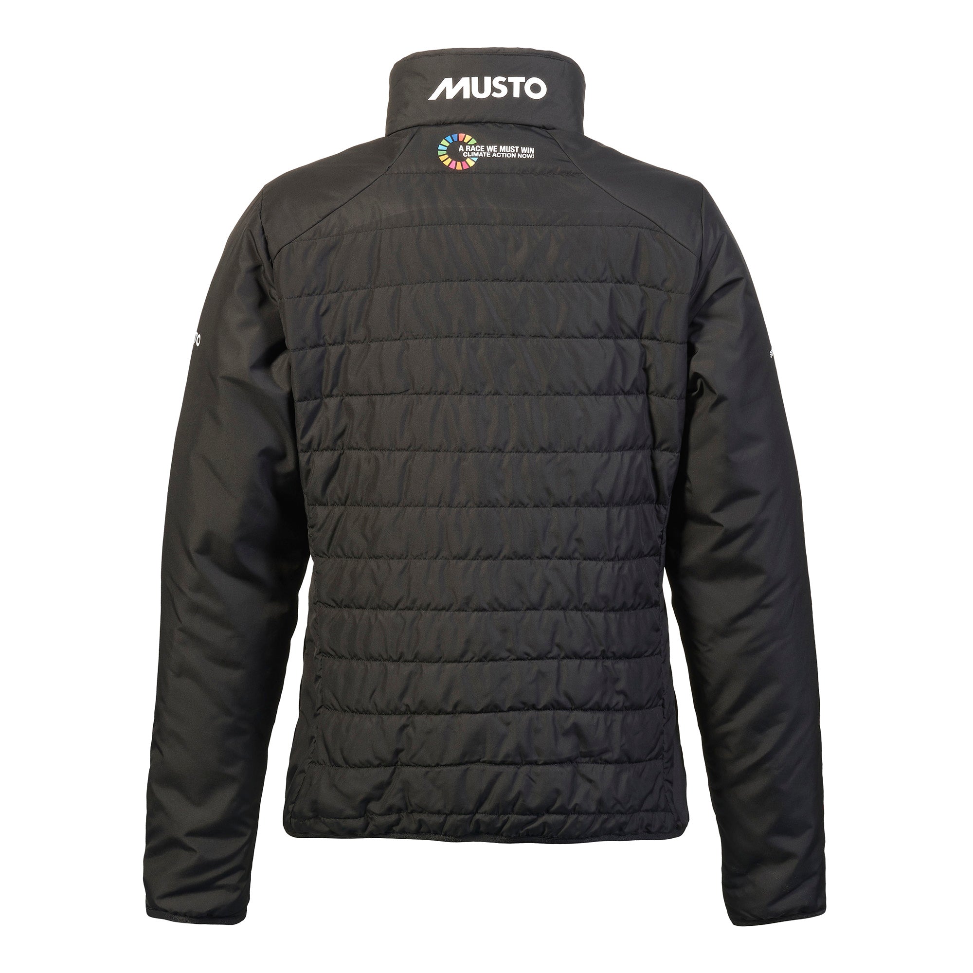 Team Malizia Female Musto Primaloft Jacket Black Back
