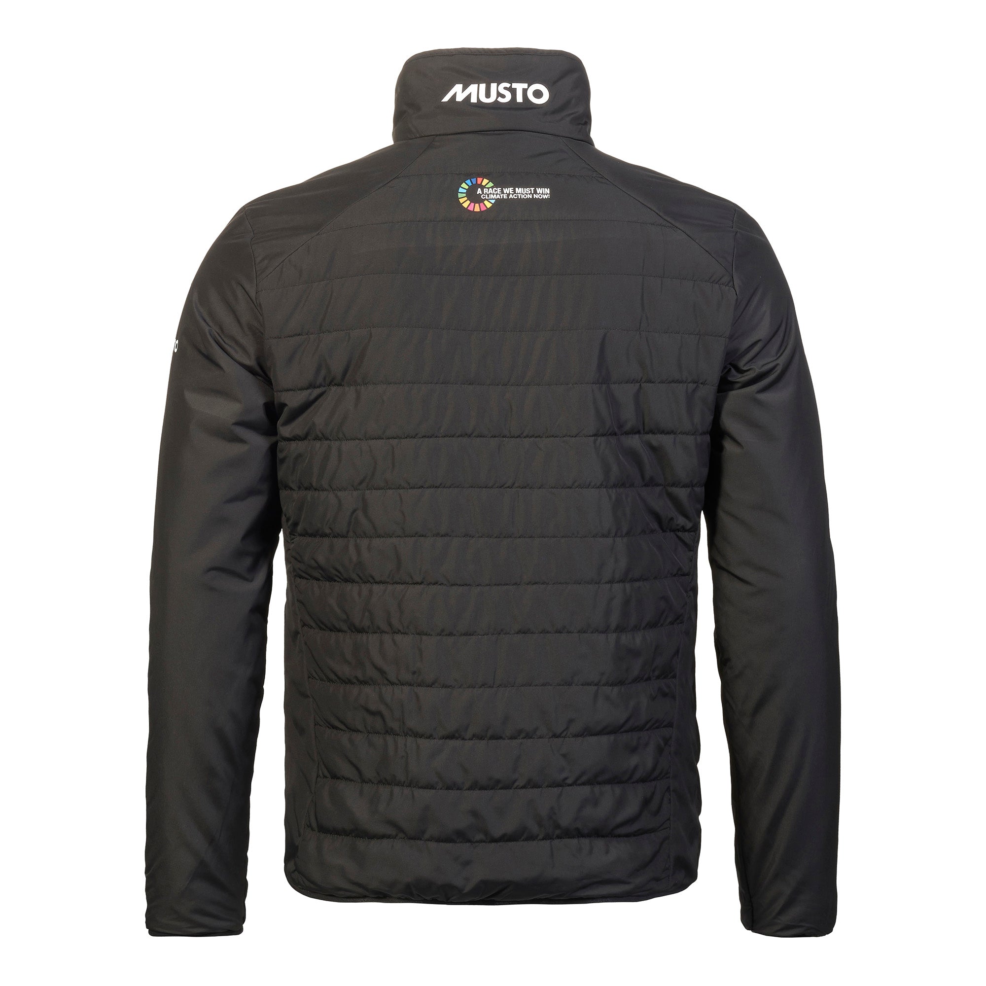 Team Malizia Male Musto Primaloft Jacket Black Back