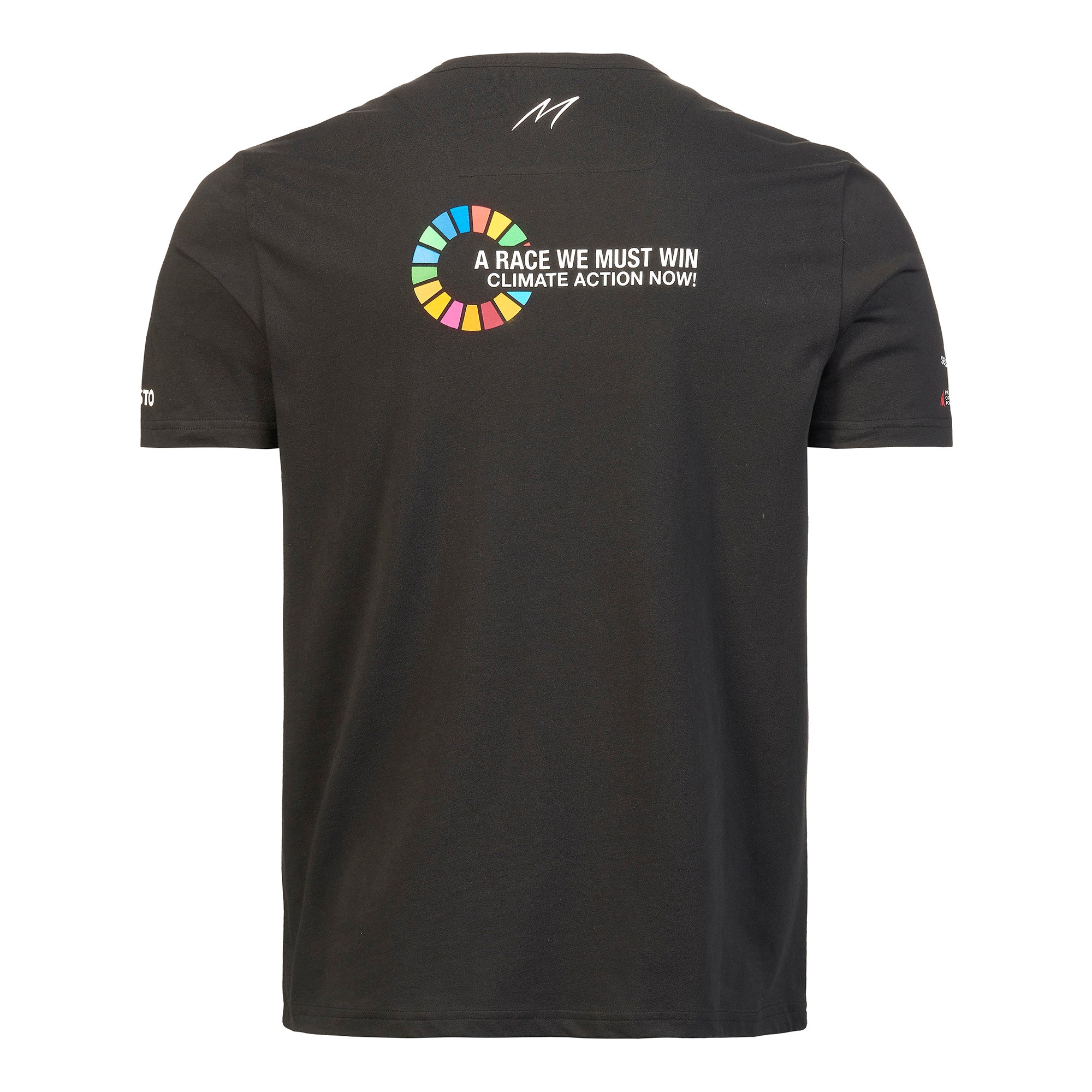 Team Malizia Male Musto T-Shirt Black Back