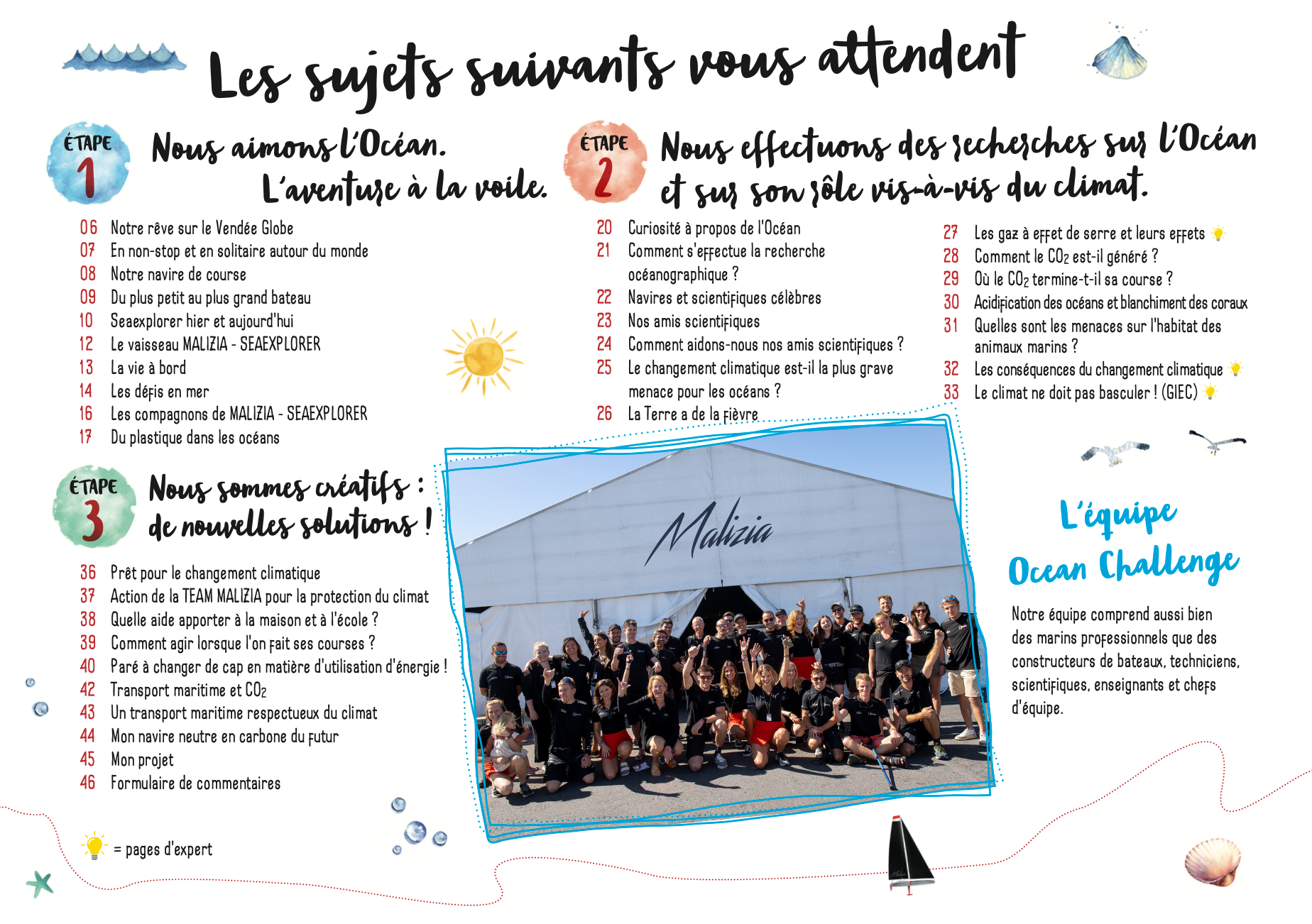 'My Ocean Challenge' Kids Booklet