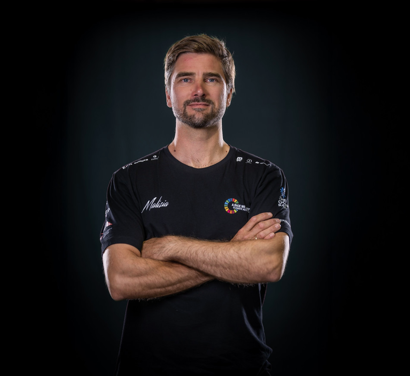 Malizia Male Olymp Black Team T-Shirt