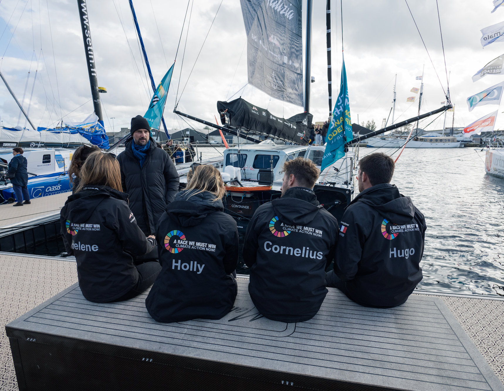 Team Malizia Musto Rain Jacket Black