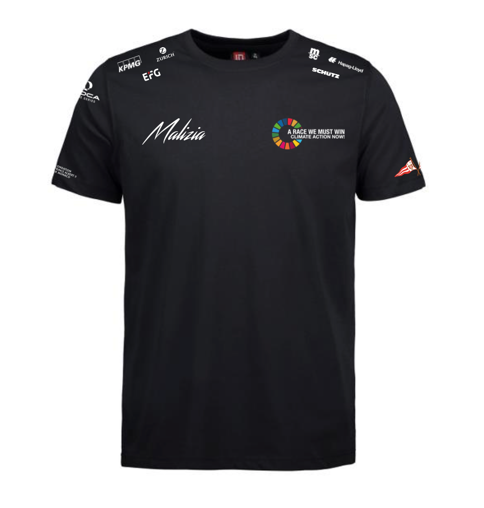 Malizia Male Olymp Black Team T-Shirt