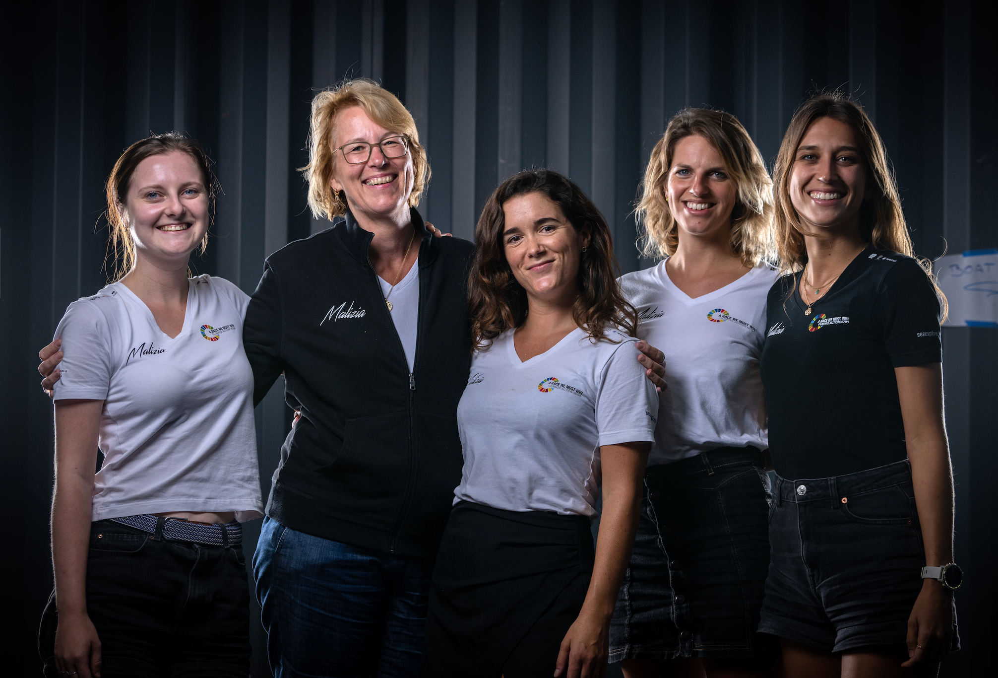 Malizia Female Olymp White Team T-Shirt